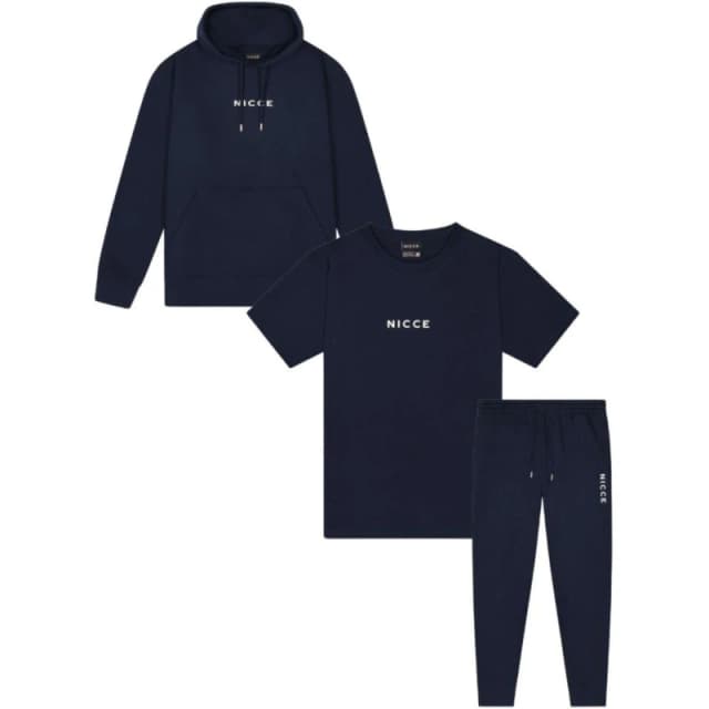 Nicce Mens Dean Fleece Tracksuits Navy male S