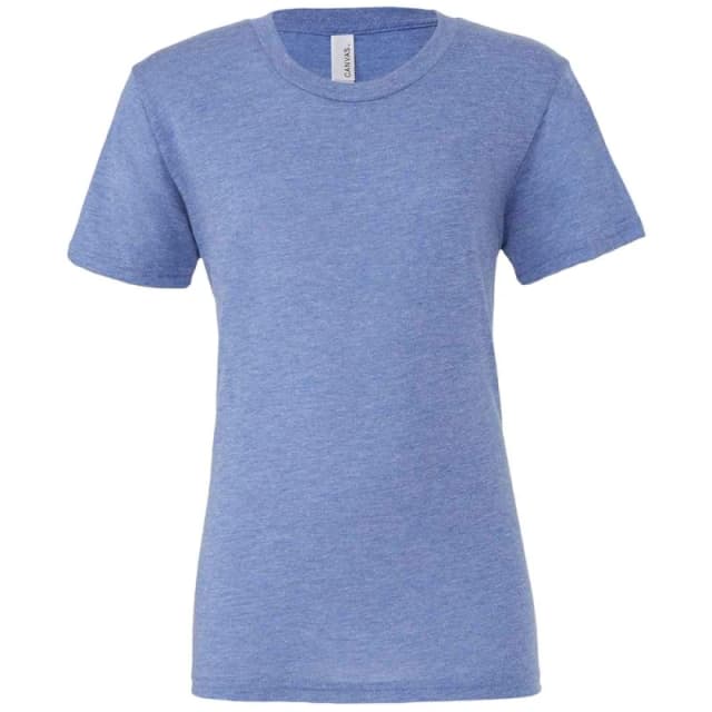 Bella + Canvas Mens Tri-Blend T-Shirt in Baby Blue Size: XS Baby Blue Male XS