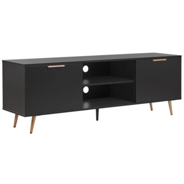 Beliani Modern TV Stand Indio Black