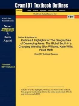 Studyguide for the Geographies of Developing Areas by Cram101 Textbook Reviews Paperback