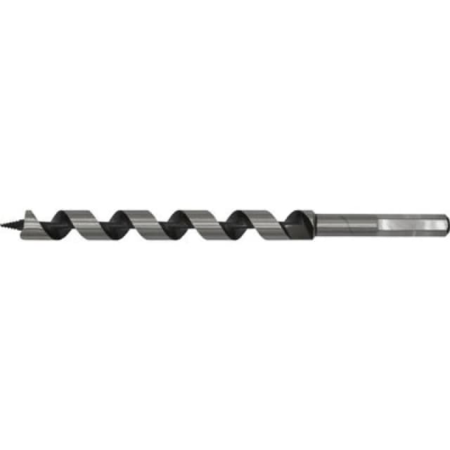 Loops 16 x 235mm Hardened Auger Wood Drill Bit - Hexagonal Shank - Woodwork Timber Multi