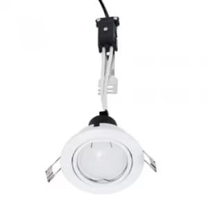 MiniSun Steel Tiltable Downlight In White