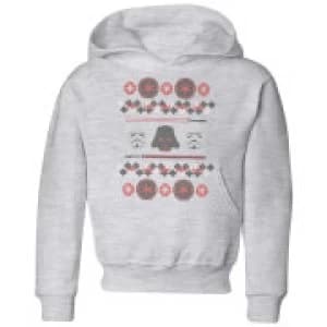 Star Wars Empire Knit Kids Christmas Hoodie - Grey - 11-12 Years