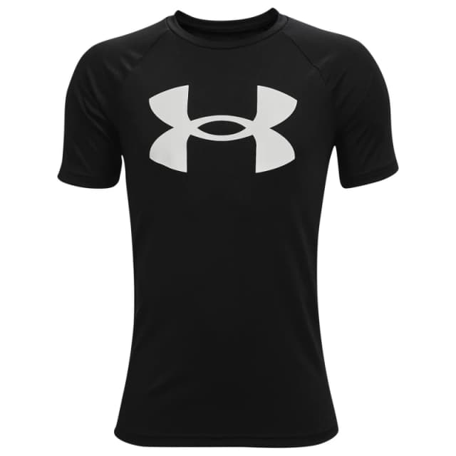 Under Armour Armour UA Tech Big Logo Short Sleeve Boys - Black 7 - 8 Years