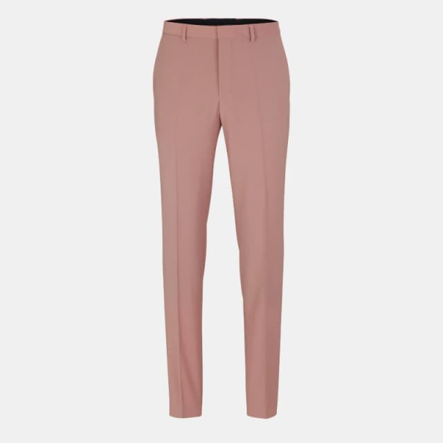 Hugo Mens Suit Trousers Medium Pink male 30W R