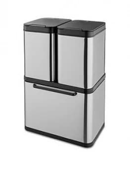 Tower Freedom Stacked Sensor Recycling Bin