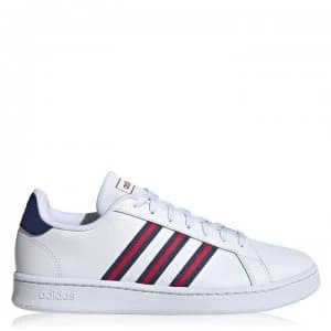 adidas Court Tape Trainers - Wht/Blue/Red