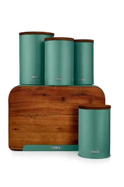 Tower Scandi 5 Piece Storage Set Jade