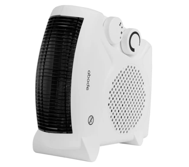 ABODE AFH1001 Hot & Cool Fan Heater - White 5056233839325
