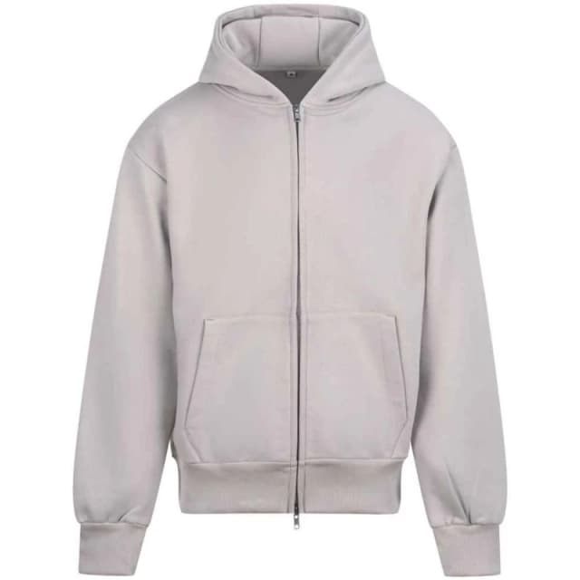 AWDis AWDis Men Signature Heavyweight Oversized Full Zip Hoodie in Natural Size: X-Small Natural XS Male 5063693806965
