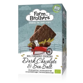 Farm Brothers Dark Chocolate & Sea Salt Cookies 150g