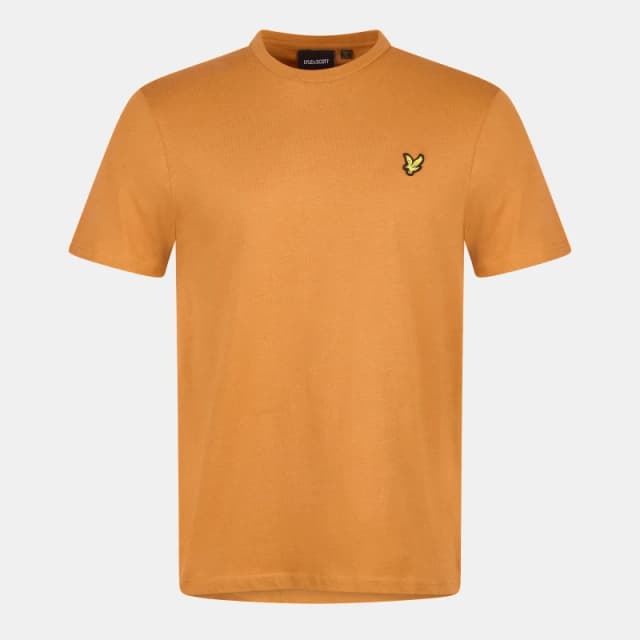 Lyle and Scott Logo T Shirt - Orange Orange XS