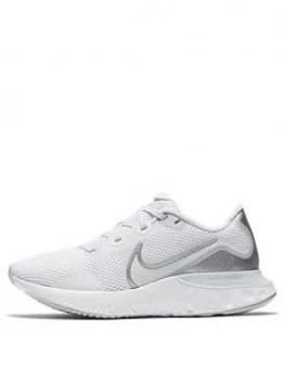 Nike Renew Run, Silver/White, Size 3, Women