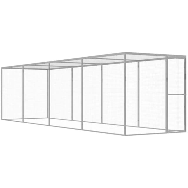VIDAXL vidaXL Cat Cage 6x1.5x1.5 m Galvanised Steel 8719883885834