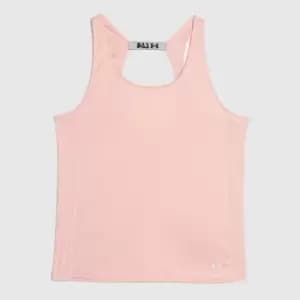 Under Armour Fly By Tank In Pale Pink