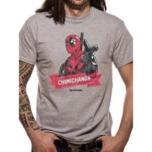 Deadpool - Unisex Max Action T-Shirt (Grey)