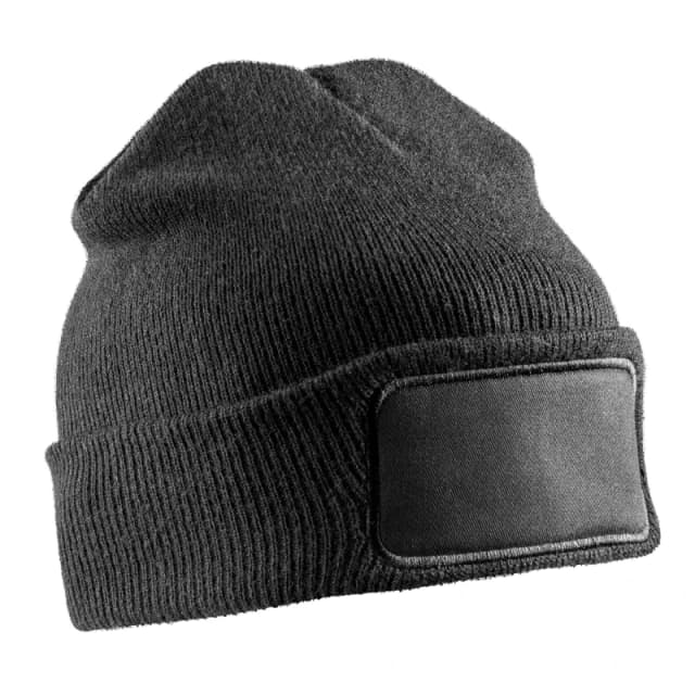 Result Result Men Thinsulate Printable Winter Beanie in Black One Size Male 5063425111756