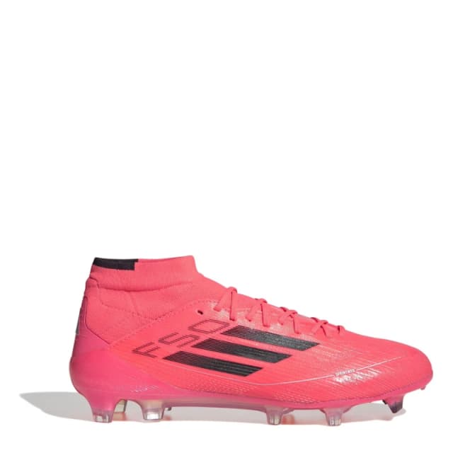 adidas F50 Elite Mid-Cut Firm Ground Football Boots Womens Pink/Black female 3.5 (36)