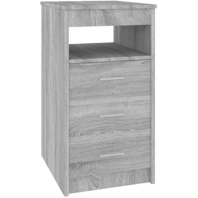 VIDAXL Drawer Cabinet Grey Sonoma 40x50x76cm Engineered Wood Vidaxl 8720286931592