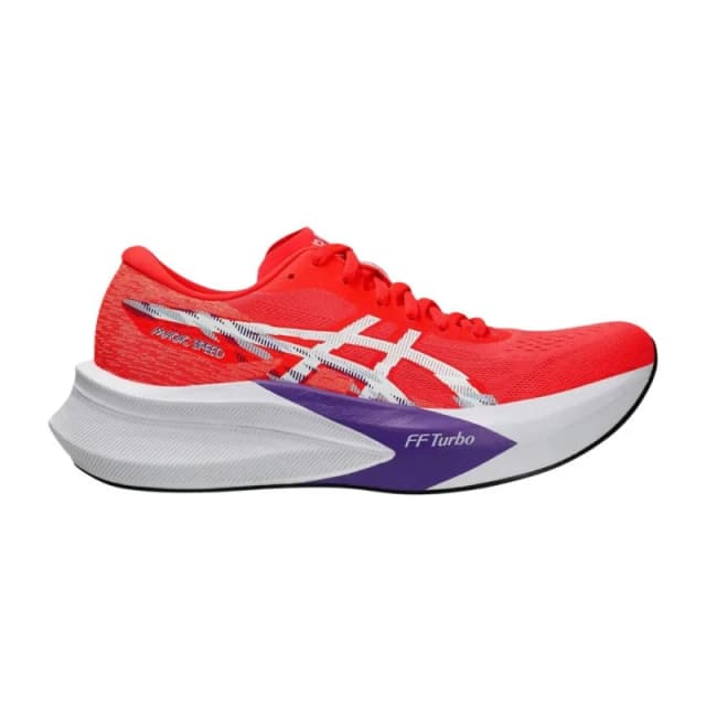 Womens Asics Magic Speed 4 Red White AW25 Shoes, Size 39,5 - EUR