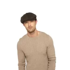 Tom Franks Mens Herringbone Baker Boy Cap (M/L) (Brown)