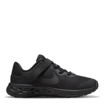 Nike Revolution 6 FlyEase Childrens Trainers - Triple Black