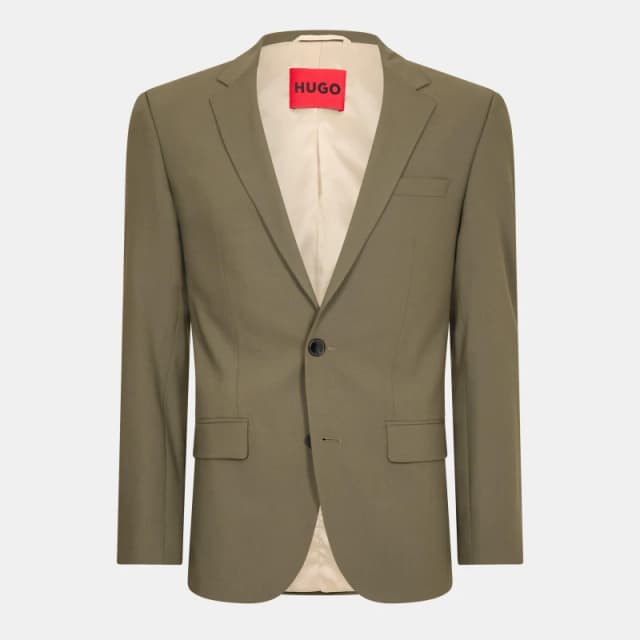 Hugo Mens Formal Jacket Dark Beige male XS