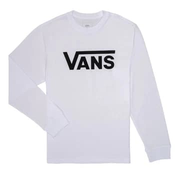 Vans BY VANS CLASSIC LS boys's in White - Sizes 8 / 10 years,10 / 12 years,12 / 14 years,16 years