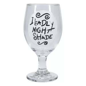 Nightmare Before Christmas Pint Glass Deadly Night Shade