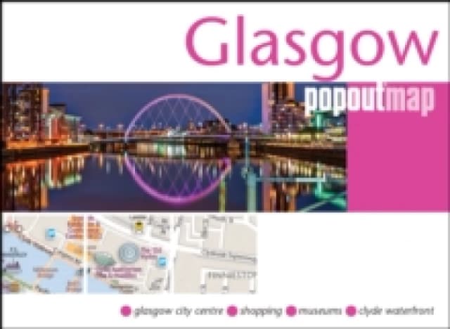 Glasgow PopOut Map Sheet map, folded