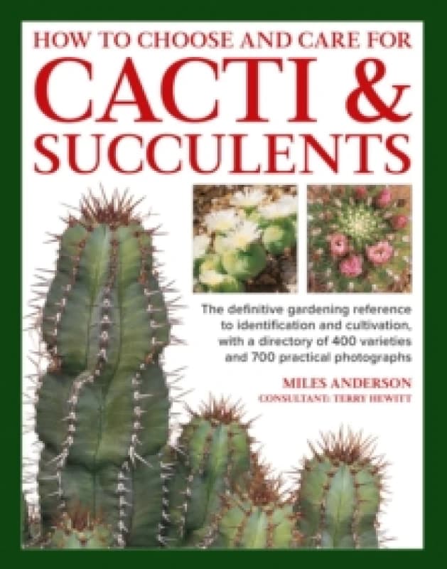 Cacti & Succulents, How to Choose and Care For. Hardback. By Miles Anderson Books