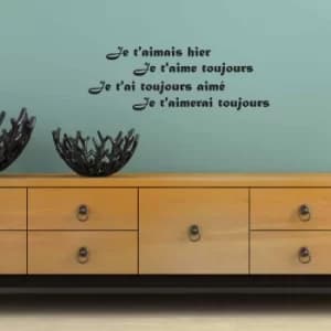 YS2-32 Black Decorative Wall Sticker