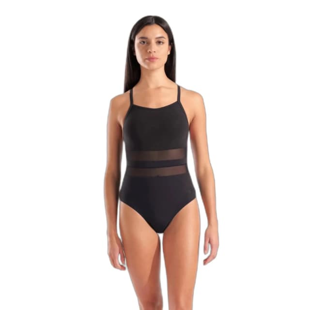 Womens 1 Piece swimsuit Arena Mesh Equals Noir Female 38