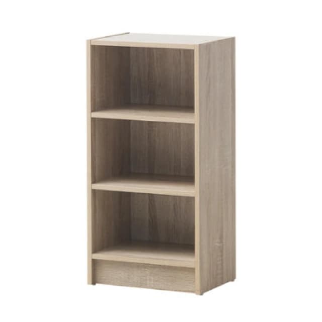 Timber Art Design Small 3 Tier Cube Bookcase Display Shelving Storage Unit Furniture Sonoma Oak
