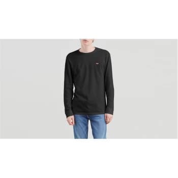 Levis Levis Long Sleeve Organic Home T Shirt - Mineral Black