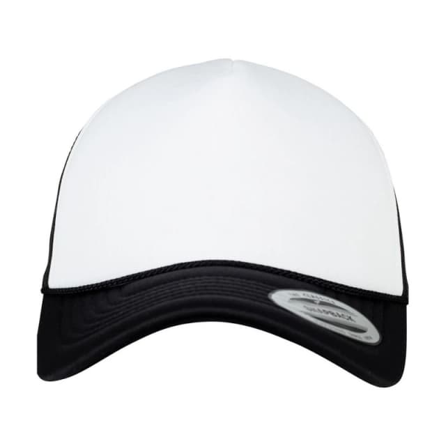 Flexfit Flexfit Foam Curved Peak Trucker Cap in White White One Size Unisex 5063300286579