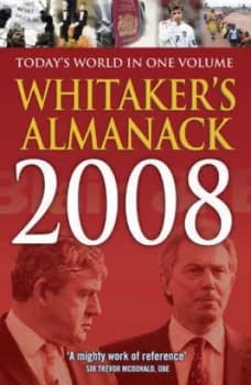 Whitakers Almanack 2008 by Inna Ward Hardback