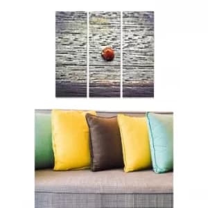 MDF3812889 Multicolor Decorative MDF Painting (3 Pieces)