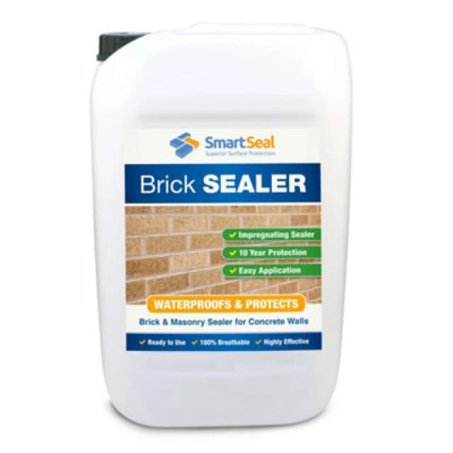 Smartseal Brick Sealer, Dry & Breathable, Brick Water Proofer, Damp Proofer, 10Yr Protection, 25L, Clear 5.061E+12