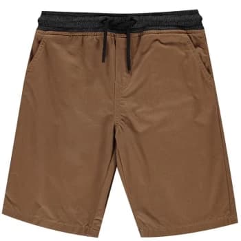 No Fear Chino Shorts Junior Boys - Coffee