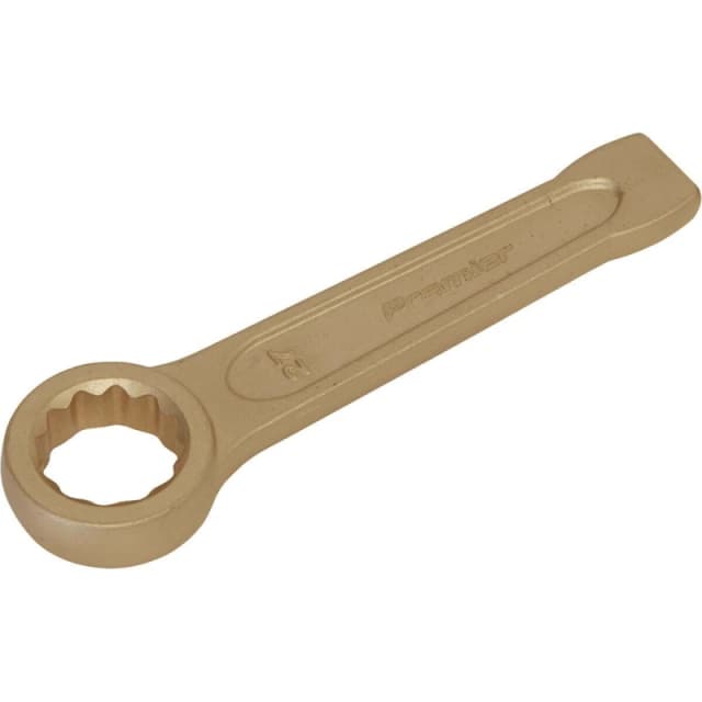 Loops 27mm Ring End Slogging Spanner - Non-Sparking - Short Profile Striking End Multi