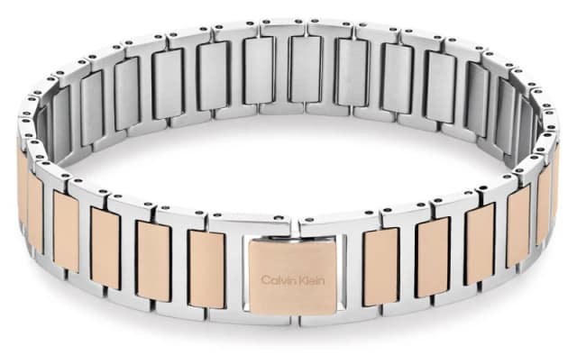 Calvin Klein 35100048 Structured Links Mens Two-Tone Jewellery
