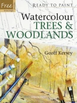 Watercolour Trees and Woodlands by Geoff Kersey Paperback