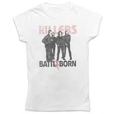 The Killers - Battle Born Womens X-Large T-Shirt - White