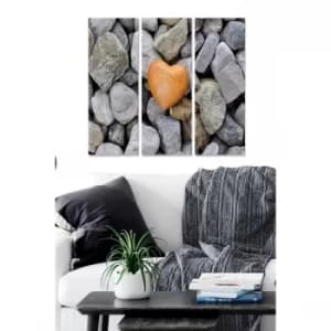 MDF526661 Multicolor Decorative MDF Painting (3 Pieces)