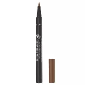 Rimmel Brow Pro Micro 24HR Precision-Stroke Pen 1ml (Various Shades) - 001 Blonde