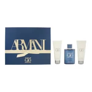Giorgio Armani Acqua di Gio Profondo Gift Set 75ml Eau de Parfum + 75ml Shower Gel + 75ml Aftershave Balm