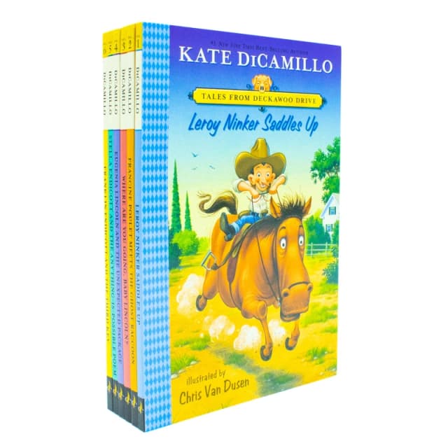 Tales from Deckawoo Drive Volume 1-6 Books Collection Set By Kate DiCamillo and Illustrated By Chris Van Dusen Kate DiCamillo Books