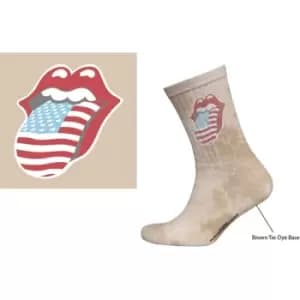 The Rolling Stones - US Tongue Unisex UK Size 7 - 11 Ankle Socks - Neutral
