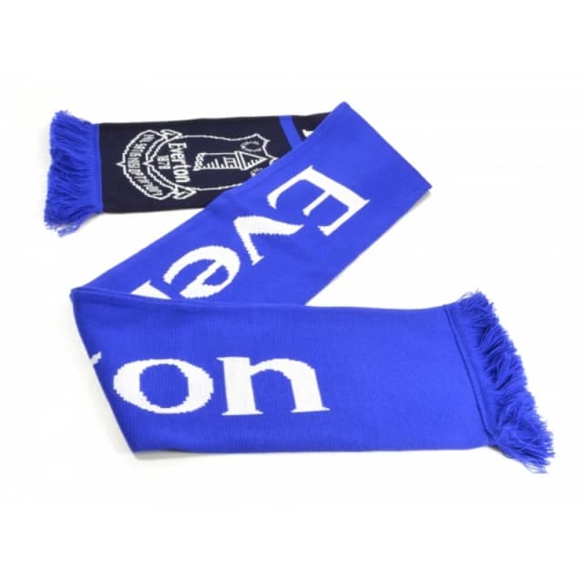 Everton FC Mens Official Football Jacquard Nero Scarf in Blue Blue Male One Size